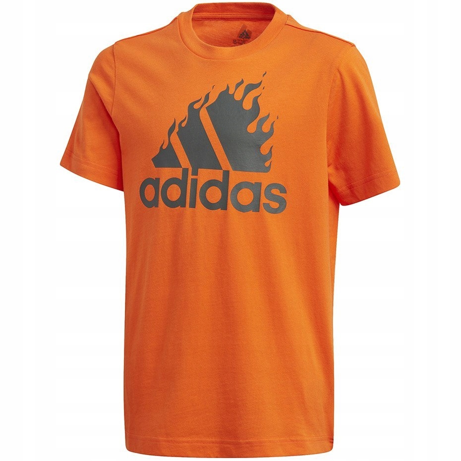 Koszulka chłopięca adidas pomarańczowa 164 cm
