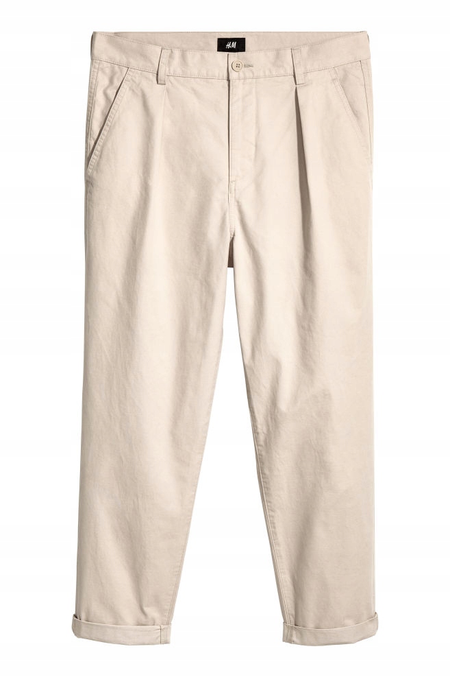 H&M, 44, spodnie chinos relaxed - 7693794915 - oficjalne archiwum Allegro