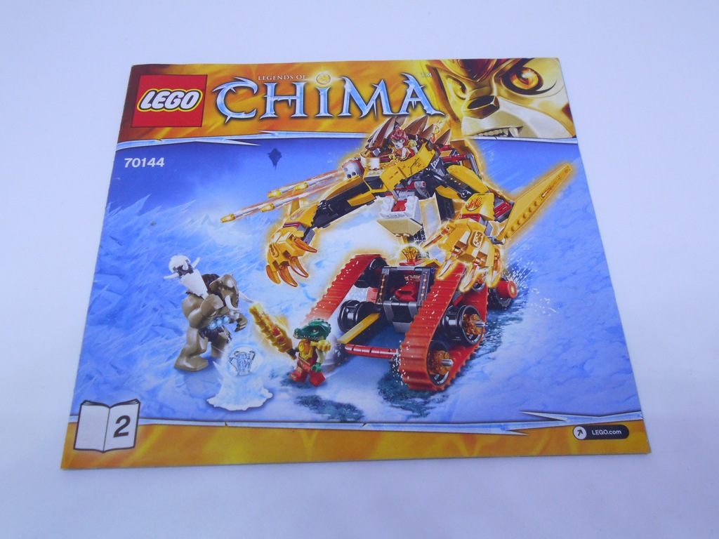 Instrukcja LEGO Chima Laval's Fire Lion 70144