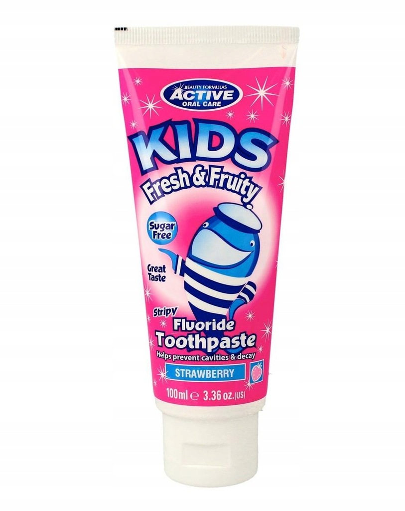 ACTIVE ORAL CARE Kids Fluoride Toothpaste pasta