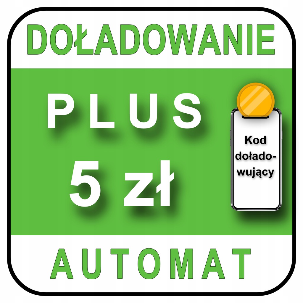 Doładowanie PLUS 5 zł