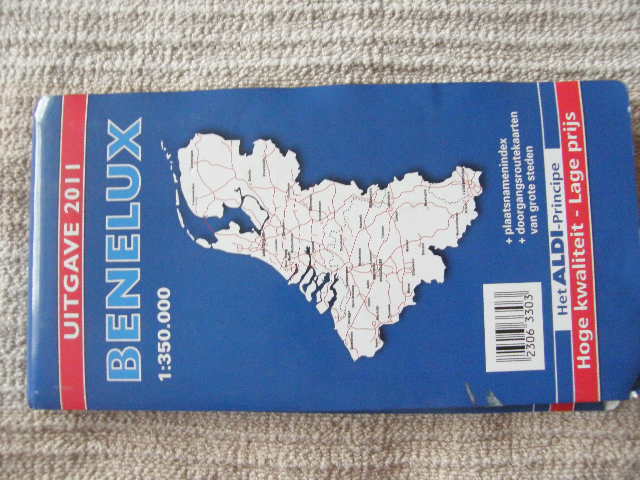 Benelux mapa