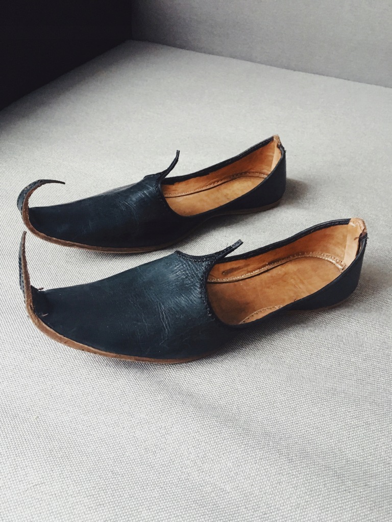 BABUSZE PANTOFLE MAROKO IRAN SKORA 38 handmade