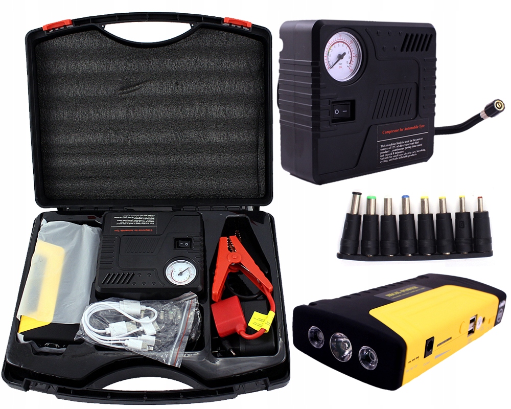 JUMP STARTER BOOSTER ROZRUCH POWER BANK+KOMPRESOR 9308715803