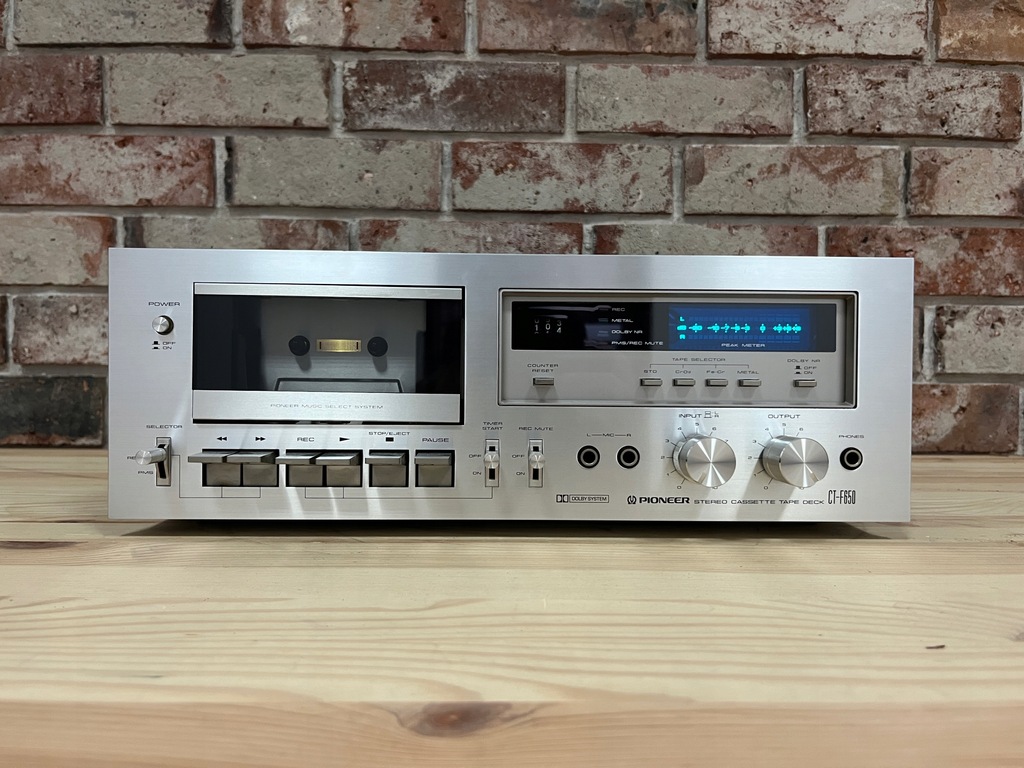 Pioneer CT-F650 cassette deck odtwarzacz kaset