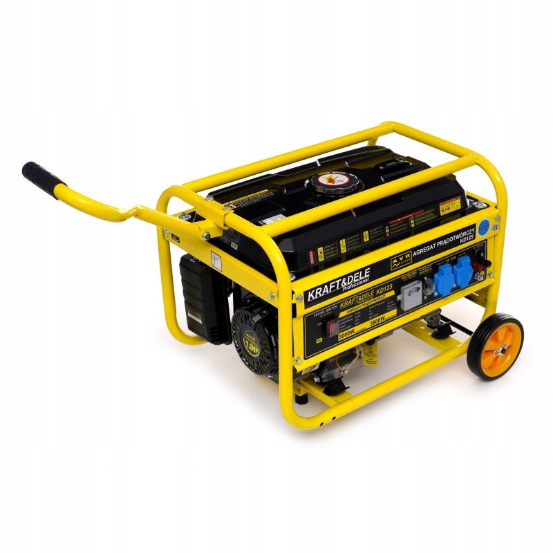 Agregat prądotwórczy przenośny jednofazowy 3800W 12/230V AVR KOŁA