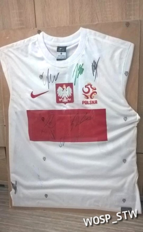 Koszulka z autografami Reprezentacji Polski