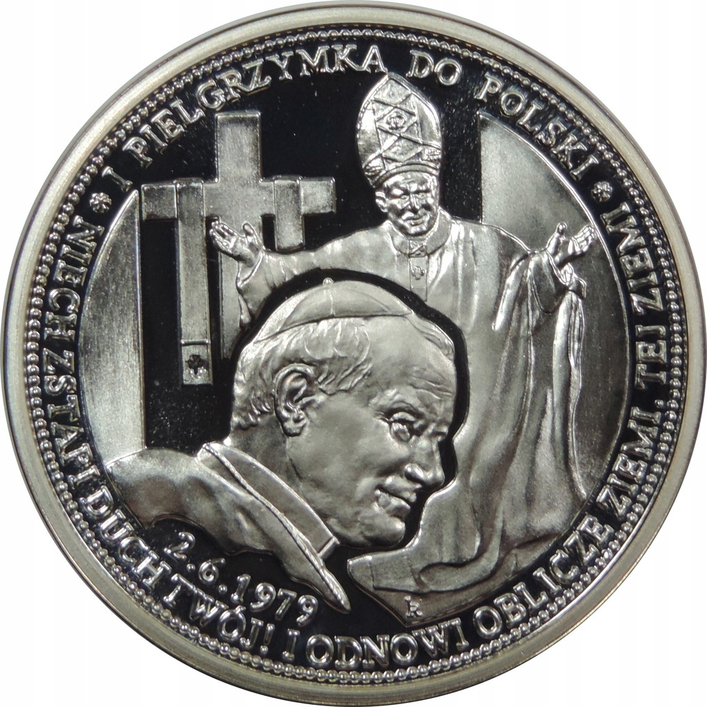 MEDAL SREBRO - NUMIZMAT Ag - KOLEKCJONERSKA - POLSKA - JAN PAWEŁ II -OE2598