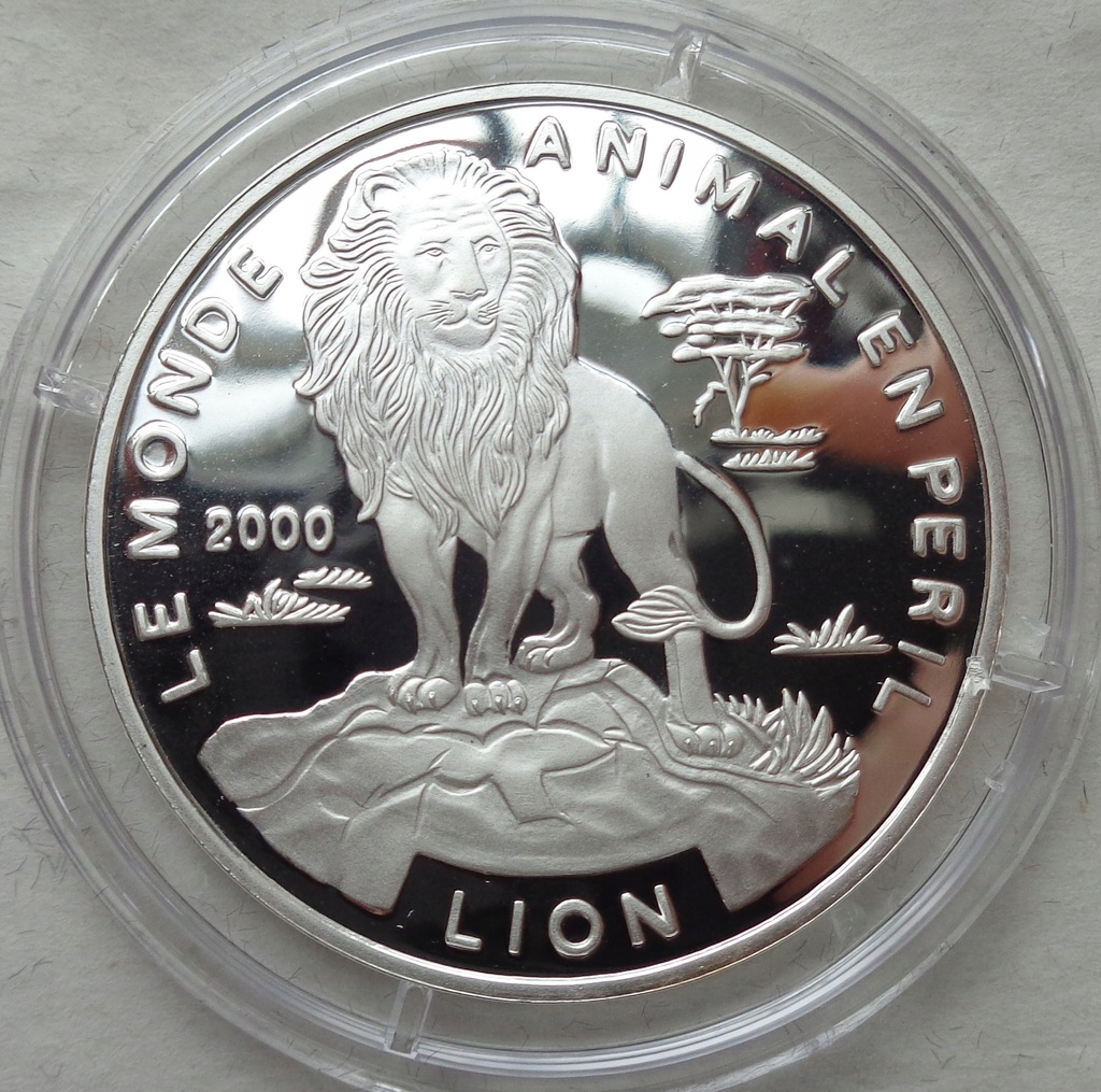 Togo - 1000 franków CFA 2000 - Lew / srebro