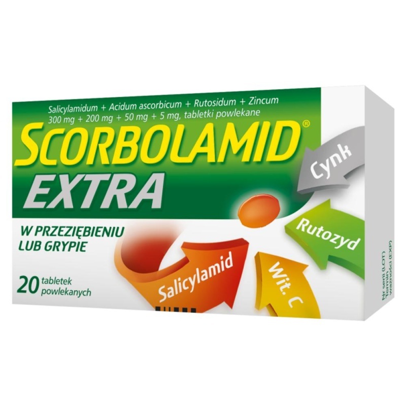 Scorbolamid Extra, 20 tabl.