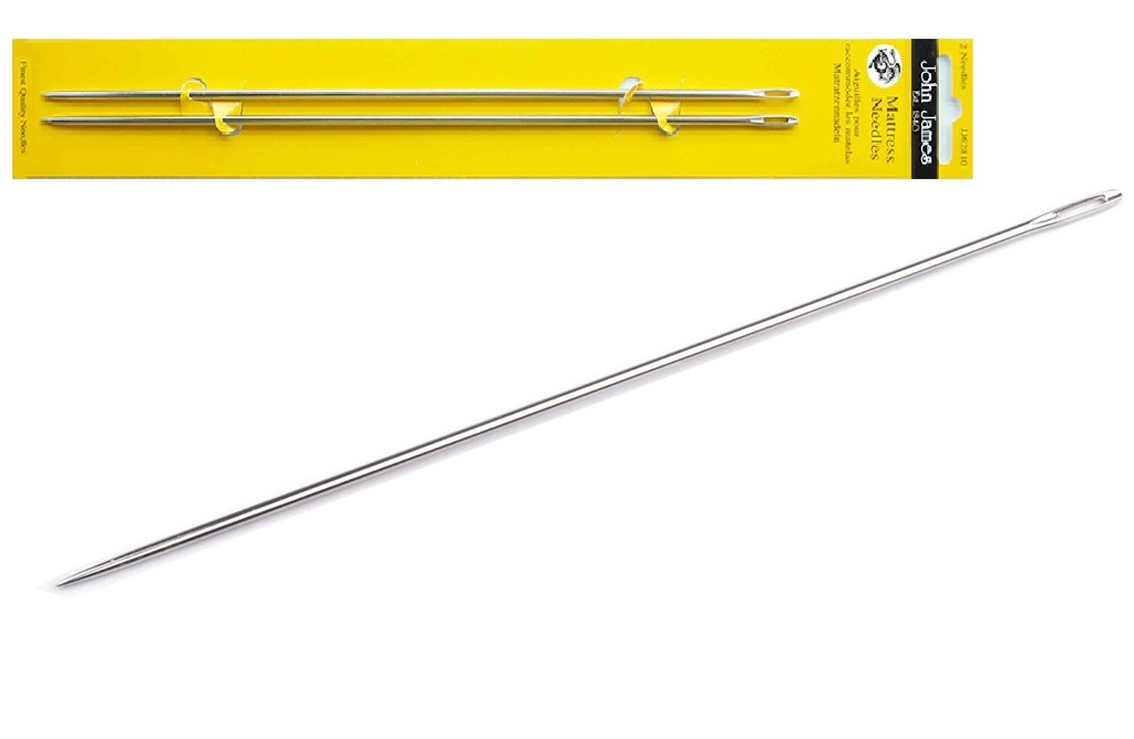 GRUBA IGŁA do SZYCIA RĘCZNEGO 25cm BARDZO DŁUGA - 7108231033