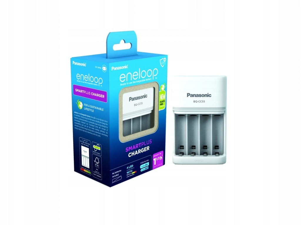 Eneloop ładowarka Smart and Quick BQCC55 bez