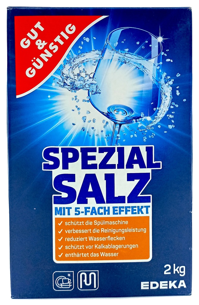 Sól do zmywarki G&G SPEZIAL SALZ 2kg NIEMCY