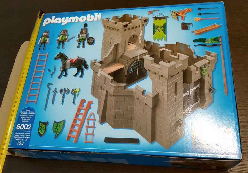 Playmobil Forteca Rycerzy Herbu Wilka 6002 Zamek 9827175802 oficjalne archiwum Allegro