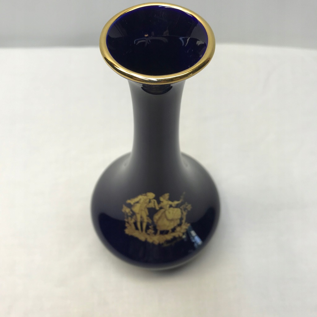 Porcelana Limoges Castel France 22k gold Vintage 8546801572