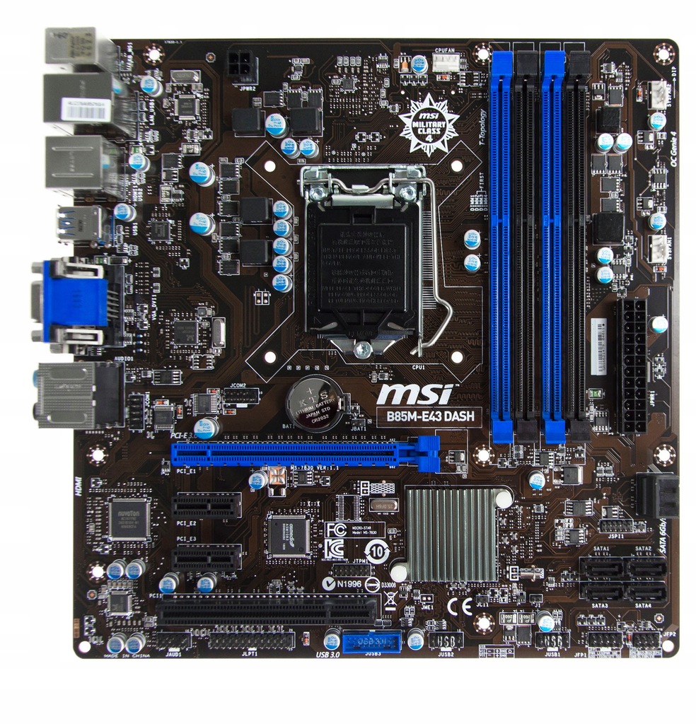 Купить МАТЕРИНСКАЯ ПЛАТА MSI B85M-E43 DASH стр. 1150 DDR3 INTEL: отзывы, фото, характеристики в интерне-магазине Aredi.ru