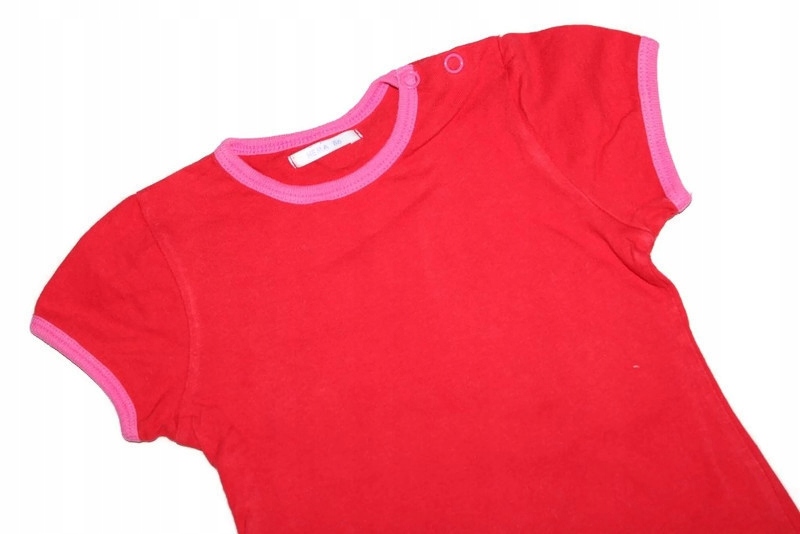 ae958*HEMA* Czerwona bluzka bawełna 86