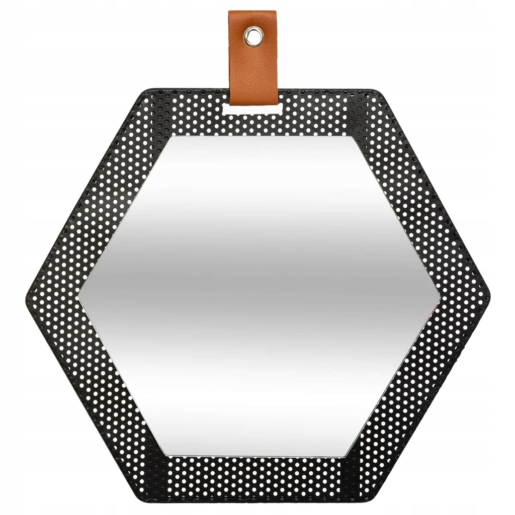 Lustro TASCO w kształcie heksagonu 30x34 cm Atmosphera