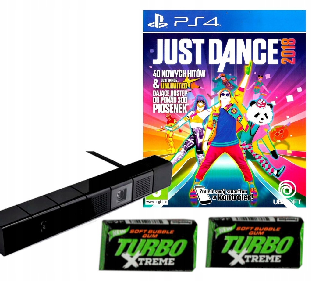 SONY PLAYSTATION KAMERA V1 + GRA JUST DANCE PS4