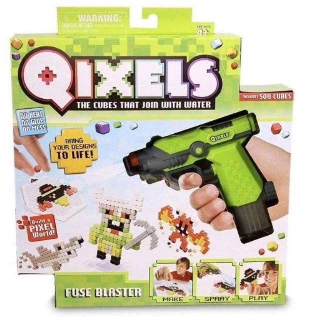 QIXELS Koraliki Zestaw Startowy z Pistoletem