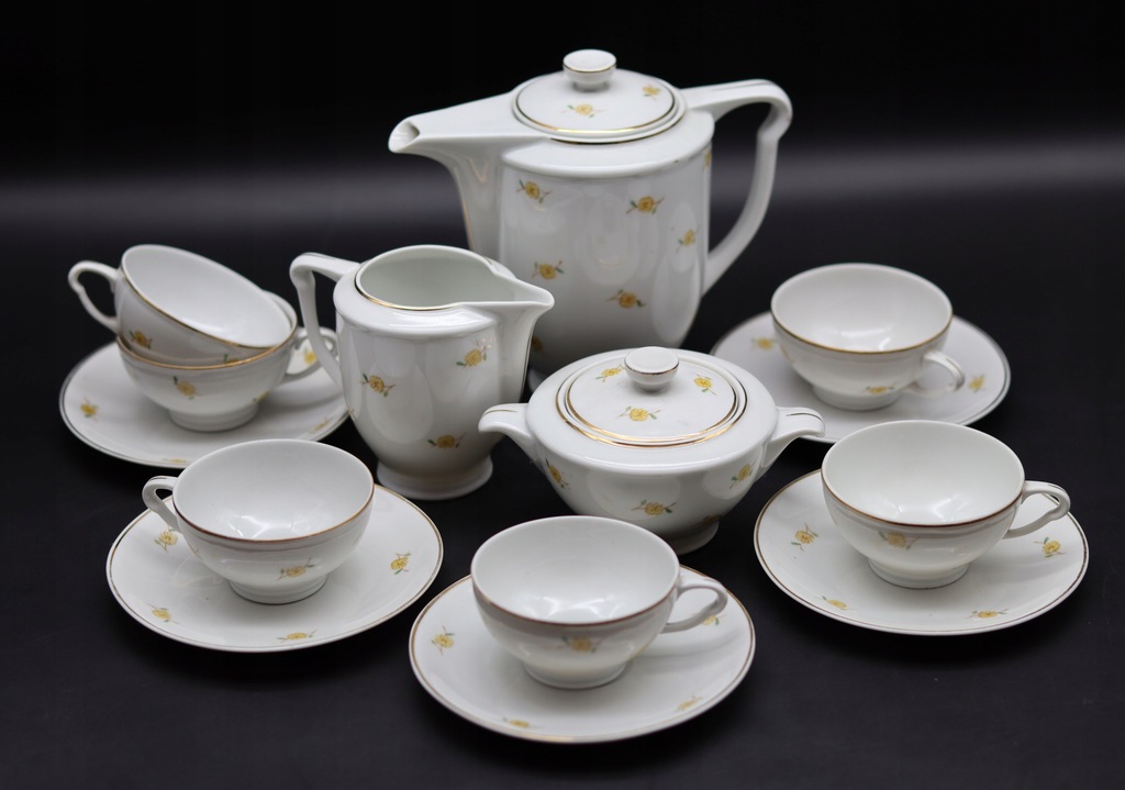 Porcelanowy serwis do kawy, Aleksander, Ćmielów