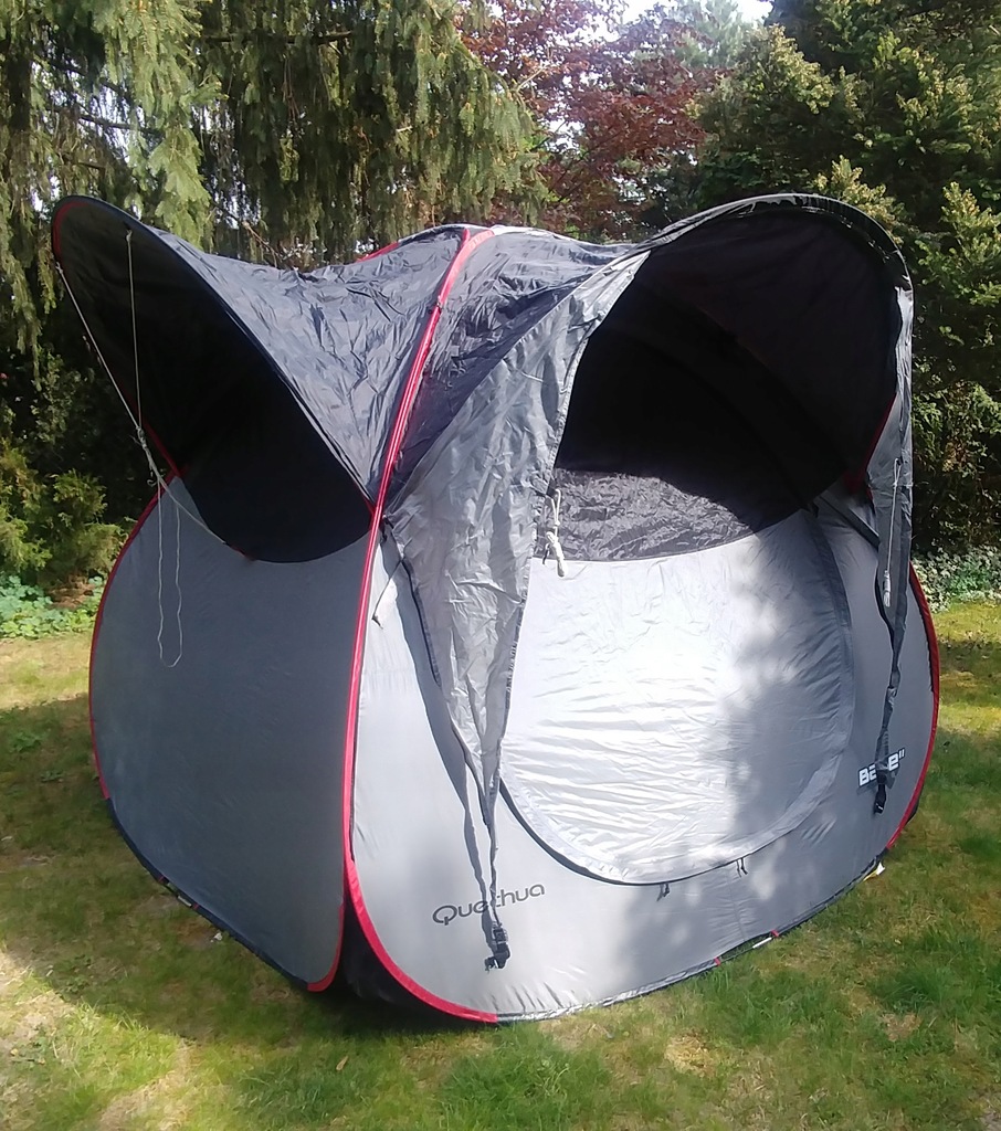 【貴重✨】廃盤ケシュア Base second ポップアップタープ 簡単設営たった2秒！2SECONDSシリーズテント｜累計販売1,200万張