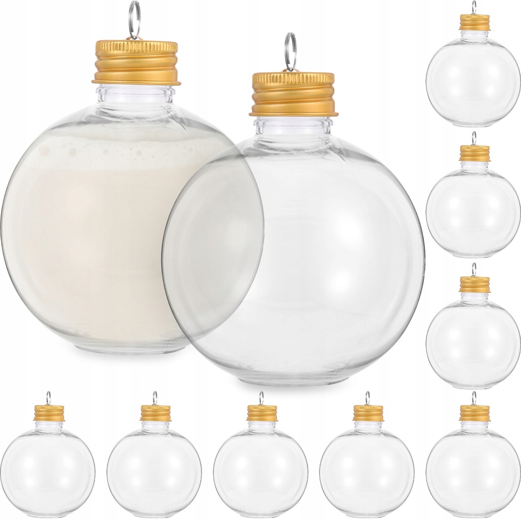 Iced Coffee Bottles Travel Clear Bulb Shaped