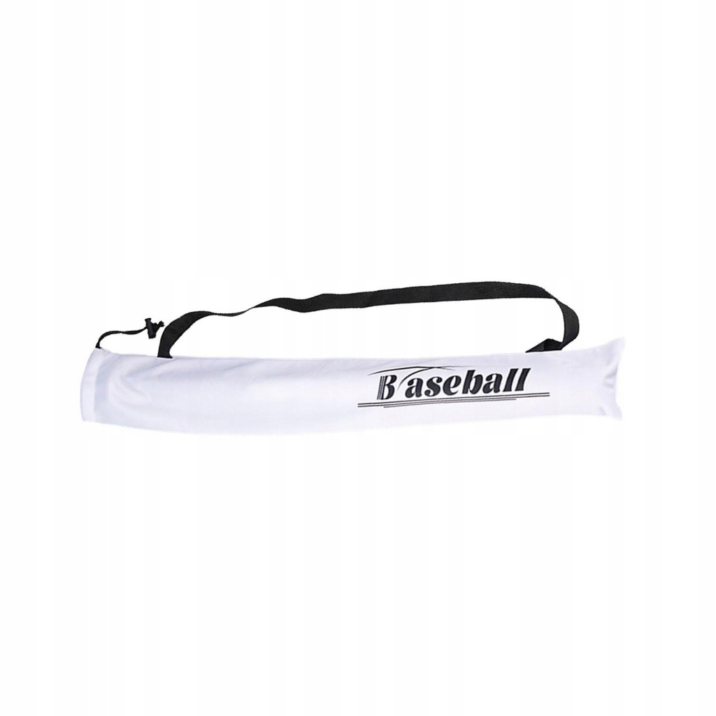 Baseball Bat Sleeve Washable Carrying Case Folding Reusable 68cm White