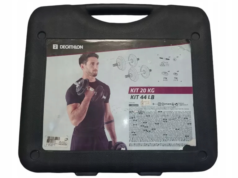 KIT 20 KG DECATHLON ZESTAW HANTLI