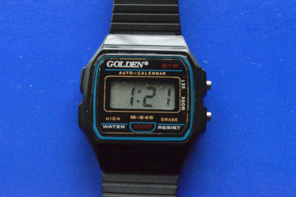 ELEKTRONICZNY ZEGAREK GOLDEN M-546 - TANIO