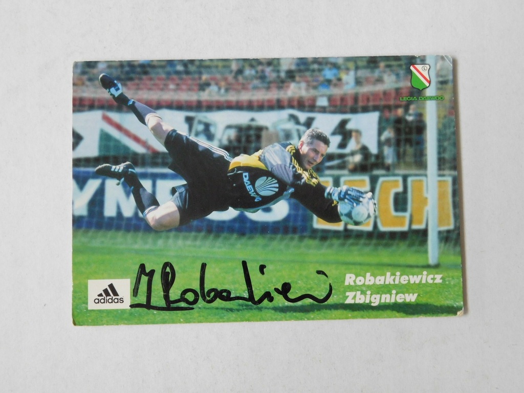 AUTOGRAF ZBIGNIEW ROBAKIEWICZ LEGIA WARSZAWA
