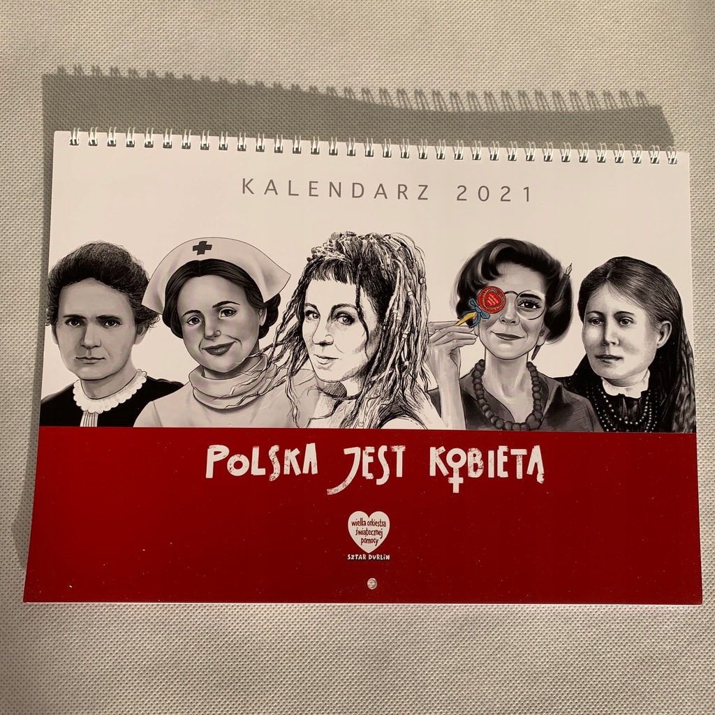 Kalendarz ścienny 2021 - Polska jest kobietą