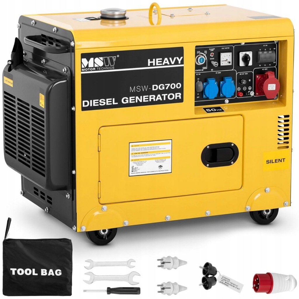 Agregat generator prądotwórczy diesel mobilny chło