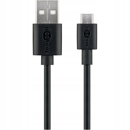 Kabel USB A 4-pin - Micro USB B 5-pin, długość 1 m