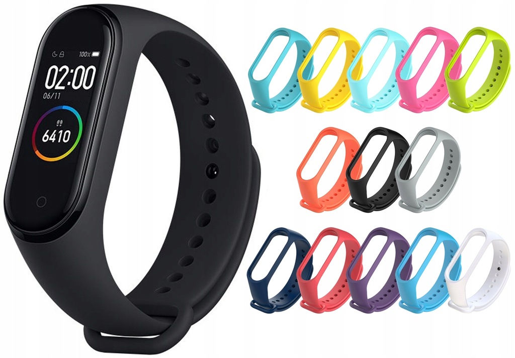 XIAOMI MI BAND 4 FIT PL + PASEK FV23 od ręki Łódź