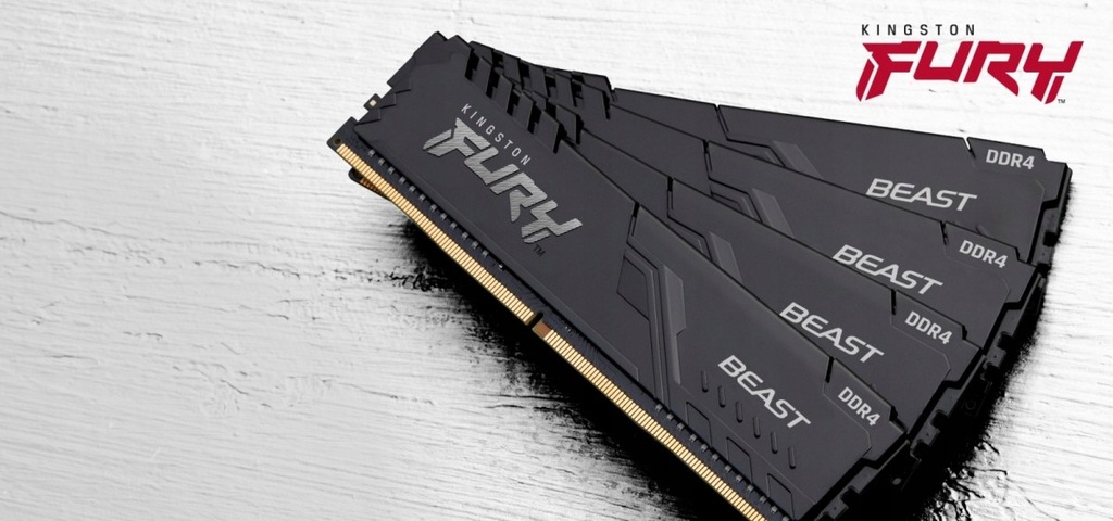 Купить Память DDR4 FURY Beast 128 ГБ (4*32 ГБ)/3600 CL18: отзывы, фото, характеристики в интерне-магазине Aredi.ru