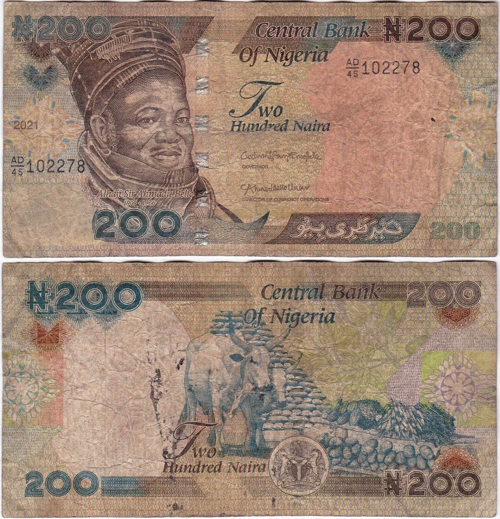 Nigeria, 200 Naira 2021 Pick 29