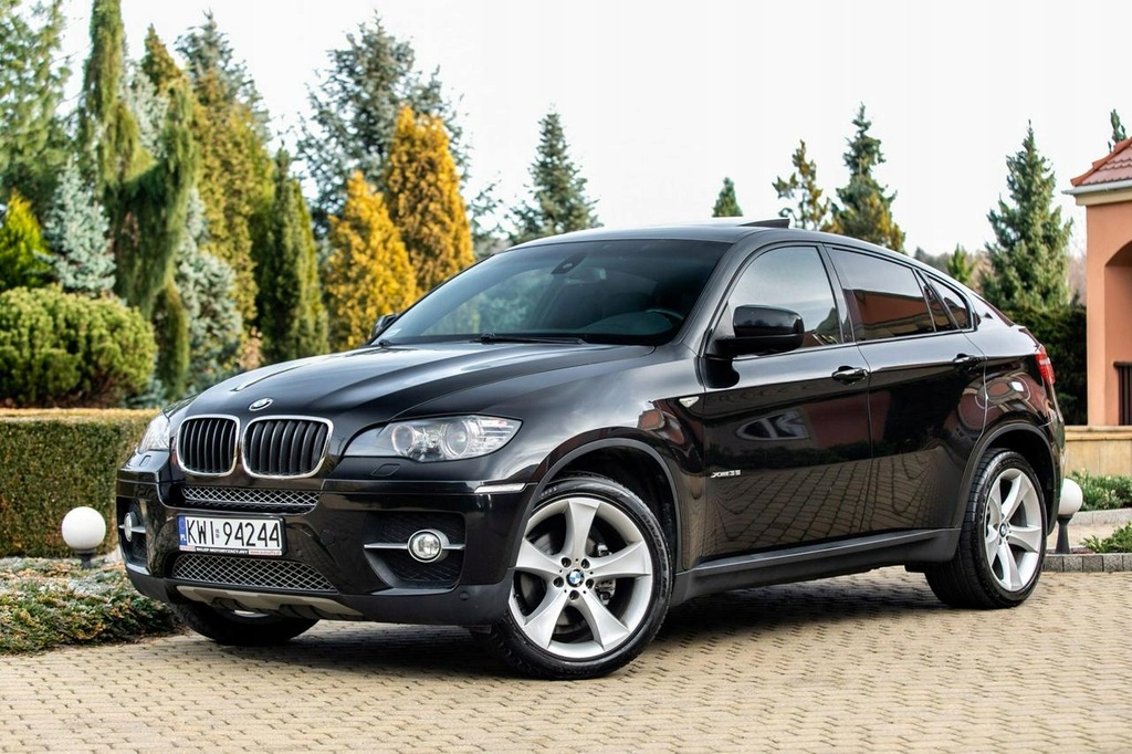 BMW X6 3.5i. El. kierownica, szyberda, kamery 360