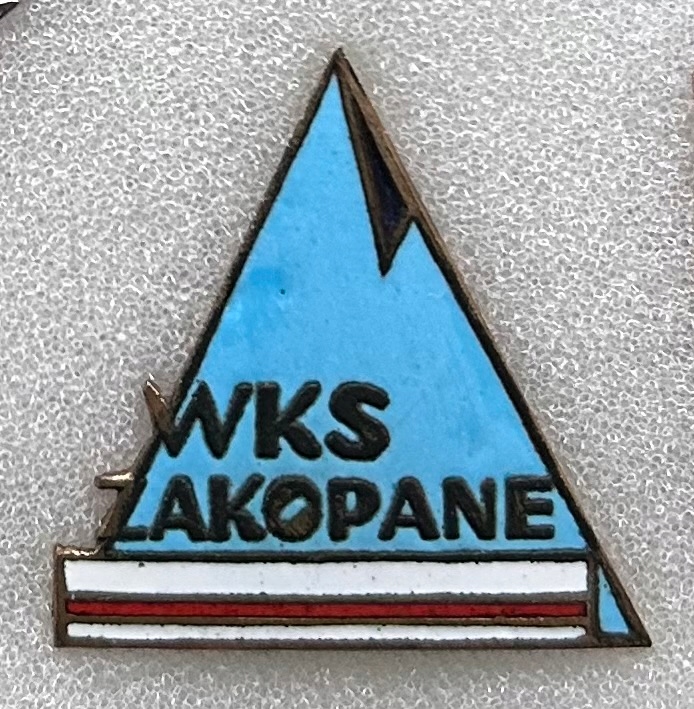 WKS Zakopane stara odznaka na śrubę
