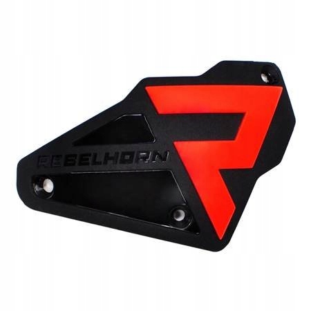 SLIDERY RAMION REBELHORN (NA ŚRUBY) BLACK/FLO RED