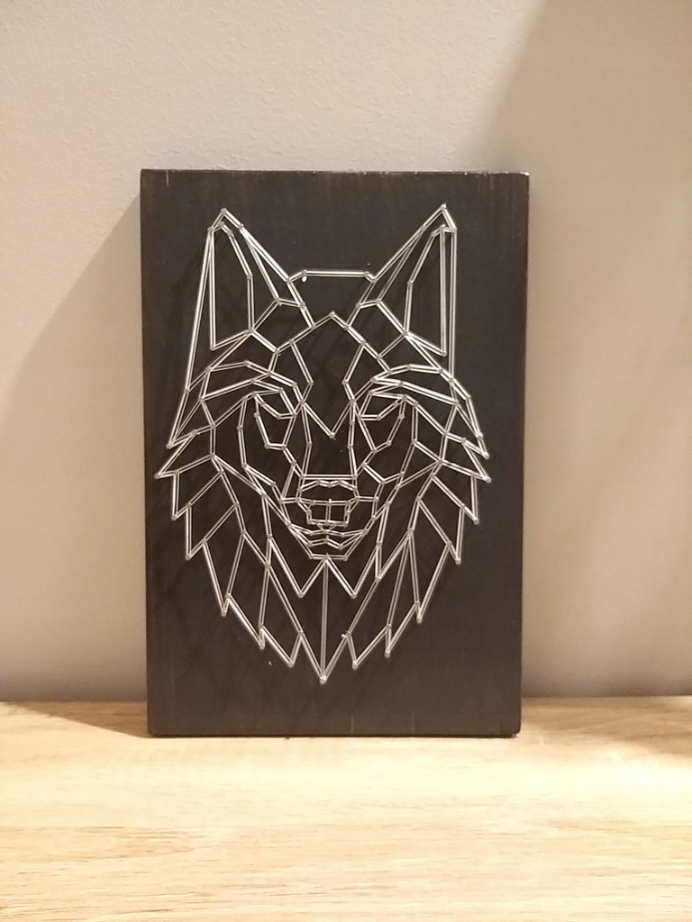 OBRAZ STRING ART - WILK