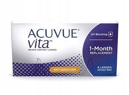 SOCZEWKI ACUVUE VITA ASTYGMATYZM 6SZT -1,25 170,10