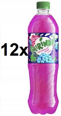 Mirinda o smaku granatu i winogron 12x 0,85 l