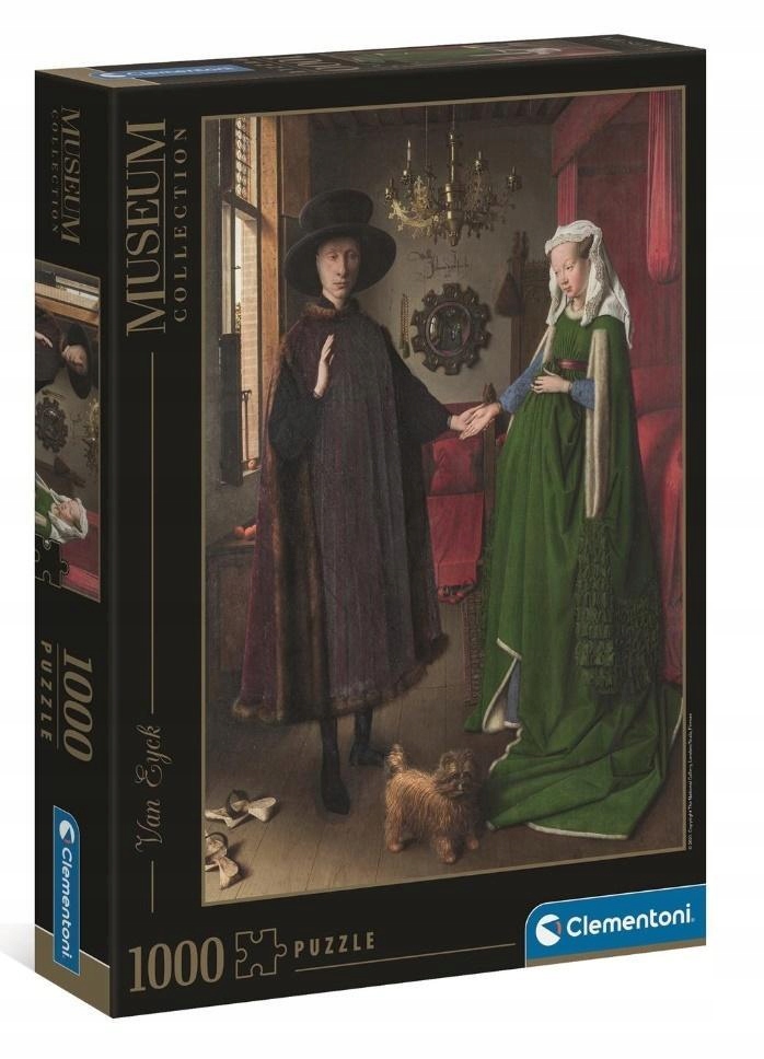 PUZZLE 1000 THE ARNOLFINI PORTRAIT, CLEMENTONI