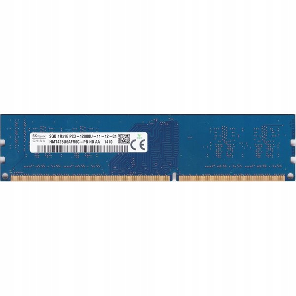 2GB DDR3 PC3-12800U 1600MHz HYNIX HMT425U6AFR6C-PB