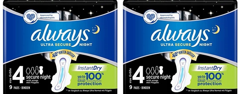 ALWAYS ULTRA NIGHT PODPASKI 2x9SZTUK DM94