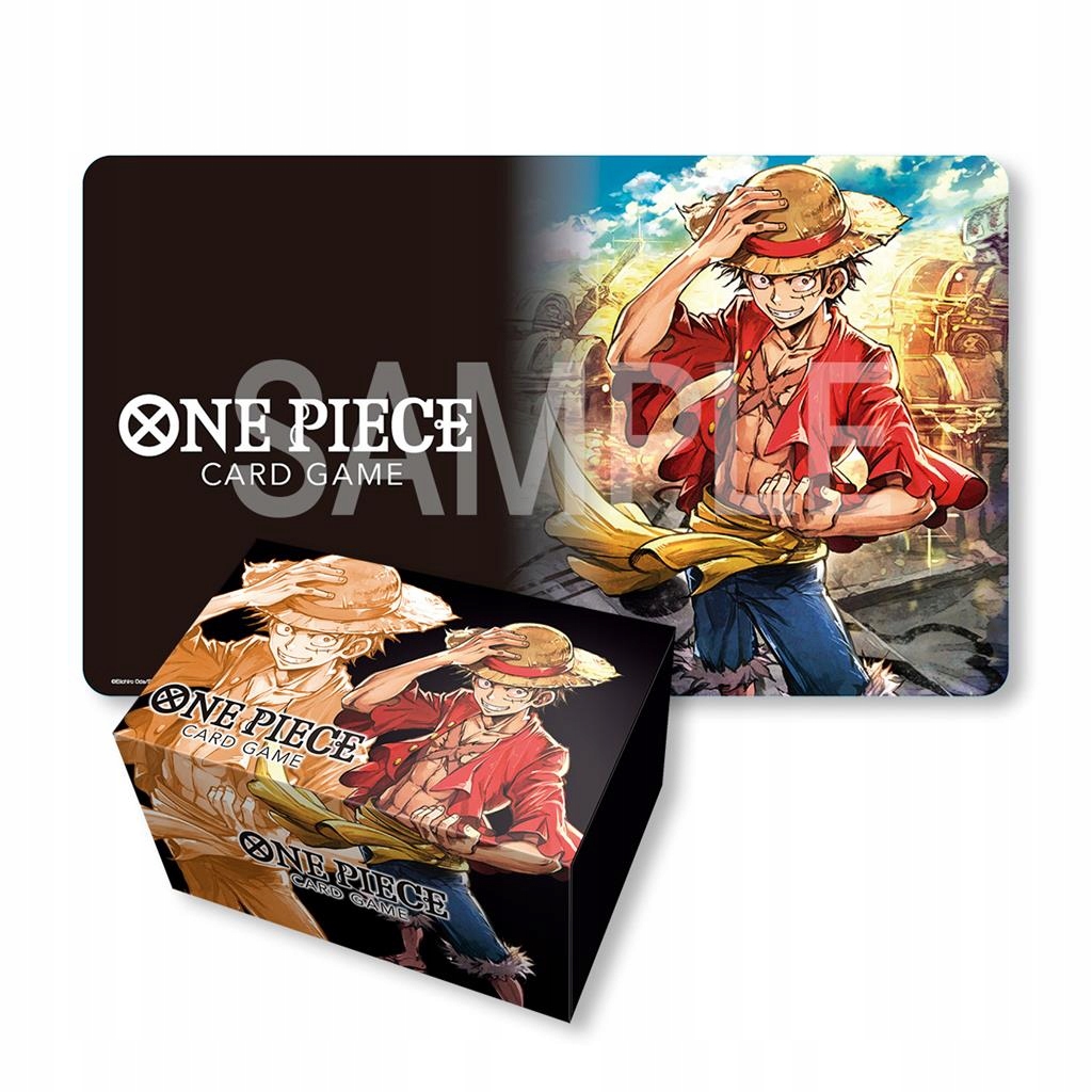 One Piece Card Game - Playmat & Stor. Box Luffy