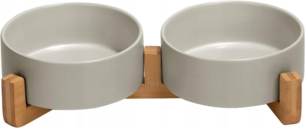 Zestaw dwóch misek ceramiczna - odcienie szarości 2x 0,4 l