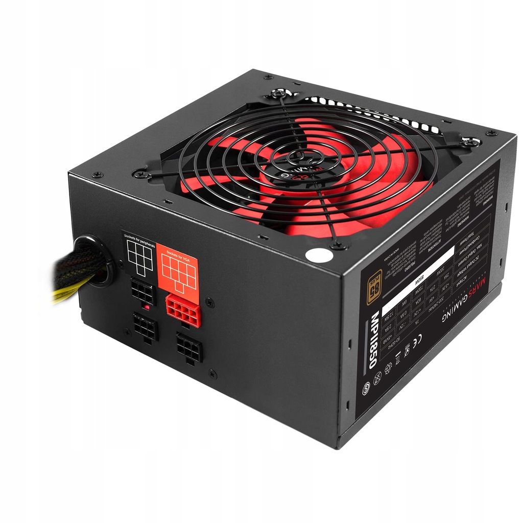 Zasilacz Mars Gaming MP 850 W