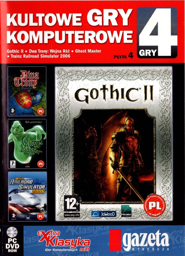 Kultowe gry komputerowe 4 PC DVD-ROM